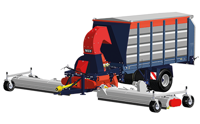 Large vacuum sweepers with wings Turf Industry